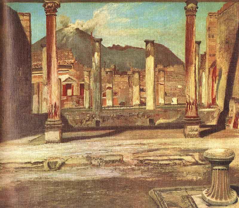 Kosztka, Tivadar Csontvry Pompeji Have oil painting picture
